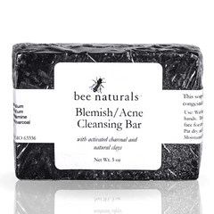 3 - Step Skincare System for Combination Skin – Clear Blemishes, Hydrate, and Repair | Includes Acne Cleansing Bar, Oil - Free Facial Serum & Night Repair Creme | Balances Skin with Targeted Care - Bee Naturals