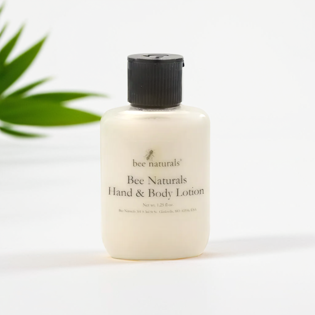 Travel-Size Hand and Body Lotion Fragrance-Free - Bee Naturals 