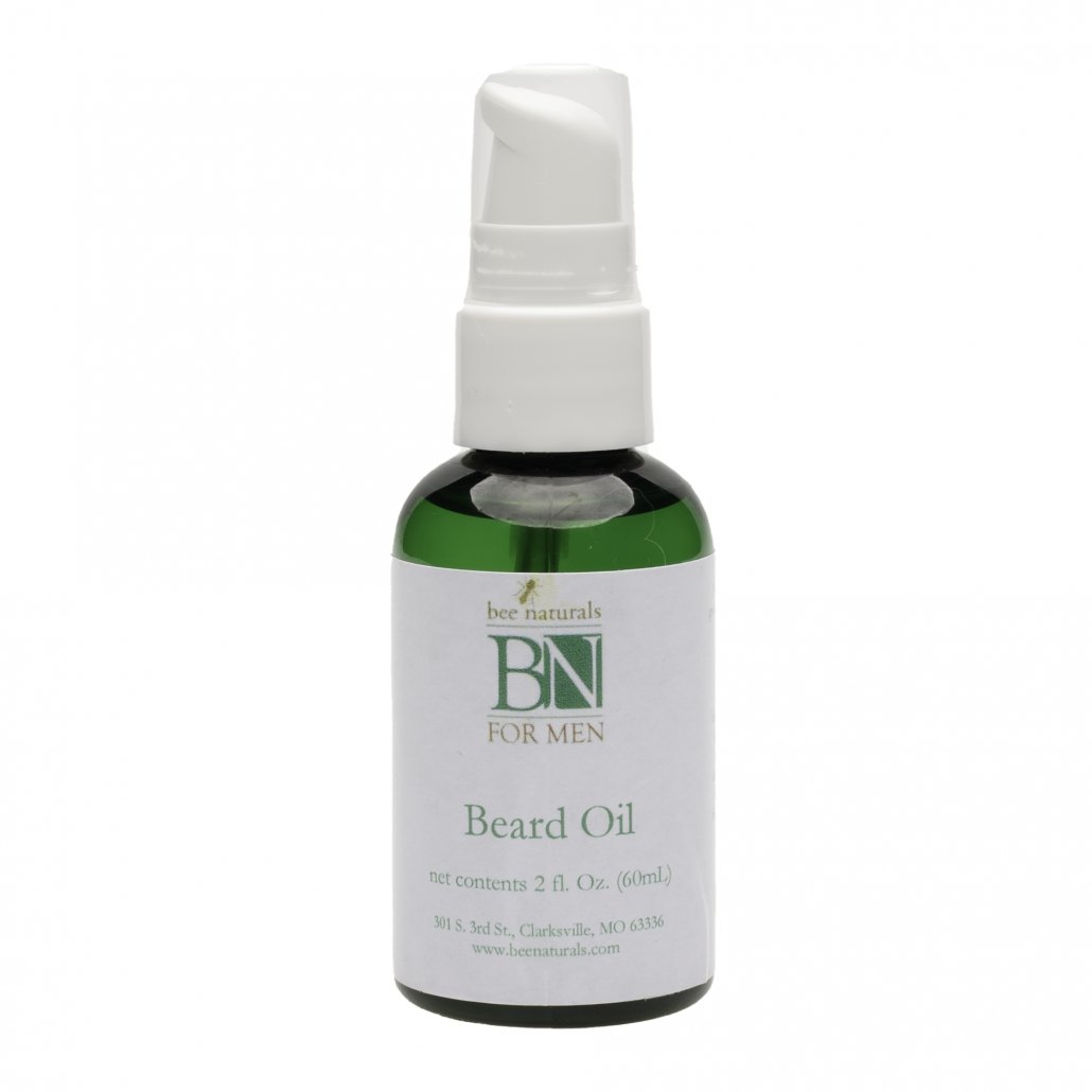 BN For Men Beard Oil – Nourish, Condition, and Tame Facial Hair with Rice Bran Oil, Argan Oil, and Sweet Orange Oil – 2 oz - Bee Naturals