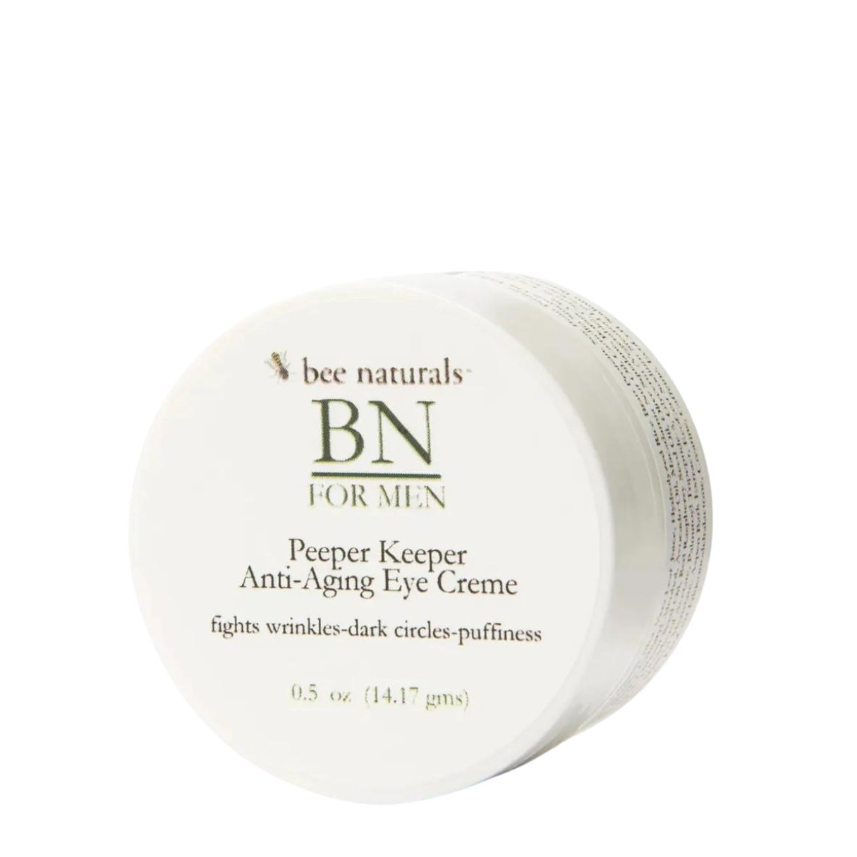 BN For Men Peeper Keeper Anti - Aging Eye Creme – Target Wrinkles, Fine Lines, Puffiness, and Dark Circles with Peptides, Creatine, and Caffeine – 2 fl oz - Bee Naturals