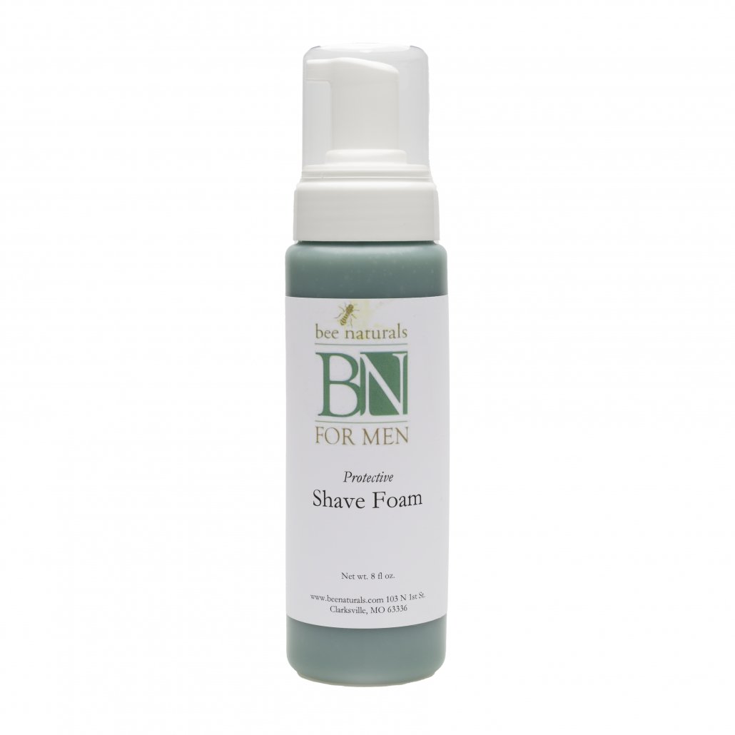 BN For Men Shaving Foam – Hydrating & Nourishing Formula with Coconut Oil Soap, Witch Hazel, and Allantoin for a Smooth, Irritation - Free Shave - Bee Naturals