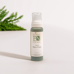 BN For Men Shaving Foam – Hydrating & Nourishing Formula with Coconut Oil Soap, Witch Hazel, and Allantoin for a Smooth, Irritation - Free Shave - Bee Naturals