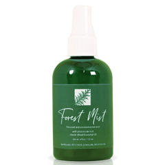 Forest Mist – Therapeutic Aromatherapy Spray with Hinoki Wood Essential Oil for Stress Relief, Anti - Inflammation, and Immune Support, 4 fl oz - Bee Naturals