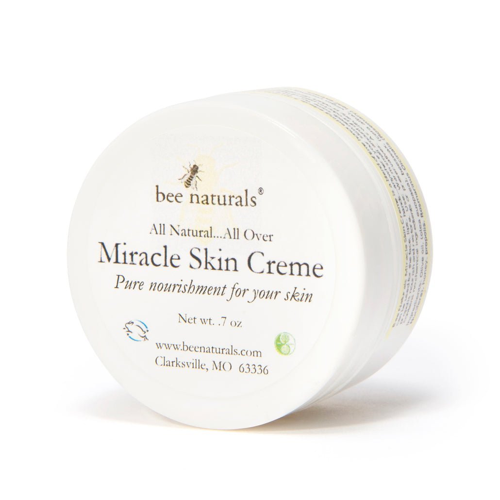 Miracle Skin Creme - All - Natural Hydrating Cream for Full body - Pure Nourishment with Olive Oil, Beeswax & Coconut Oil - Loved globally for Versatility & Trusted by Generations (4 oz) - Bee Naturals