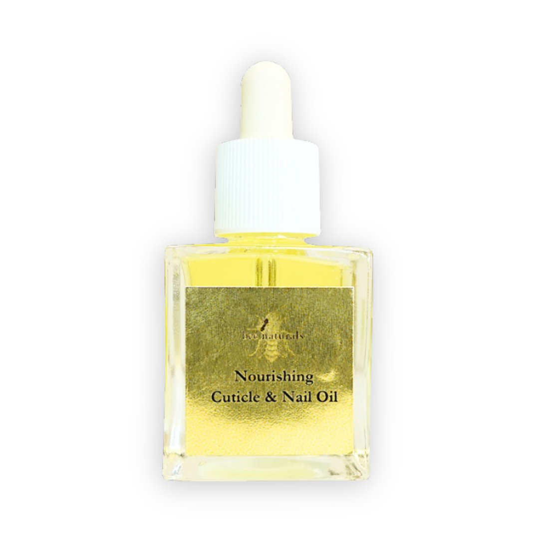 Nail & Cuticle Oil 0.5 oz - Heals Cracked Nails & Rigid Cuticles. Deep moisture for nails and cuticles. Contains rich avocado and castor oils. Massage into nails and cuticles. Holiday Special - Bee Naturals