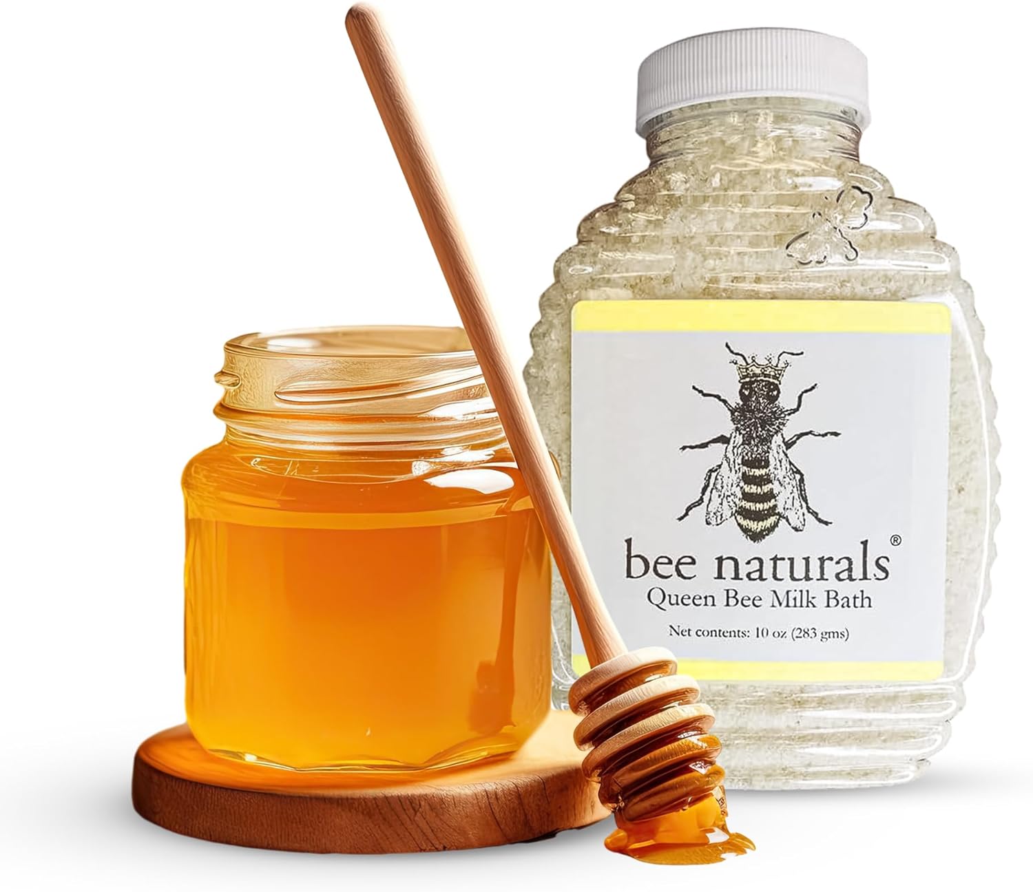 Queen Bee Milk Bath Available in 10 oz and 30 oz size - Bee Naturals