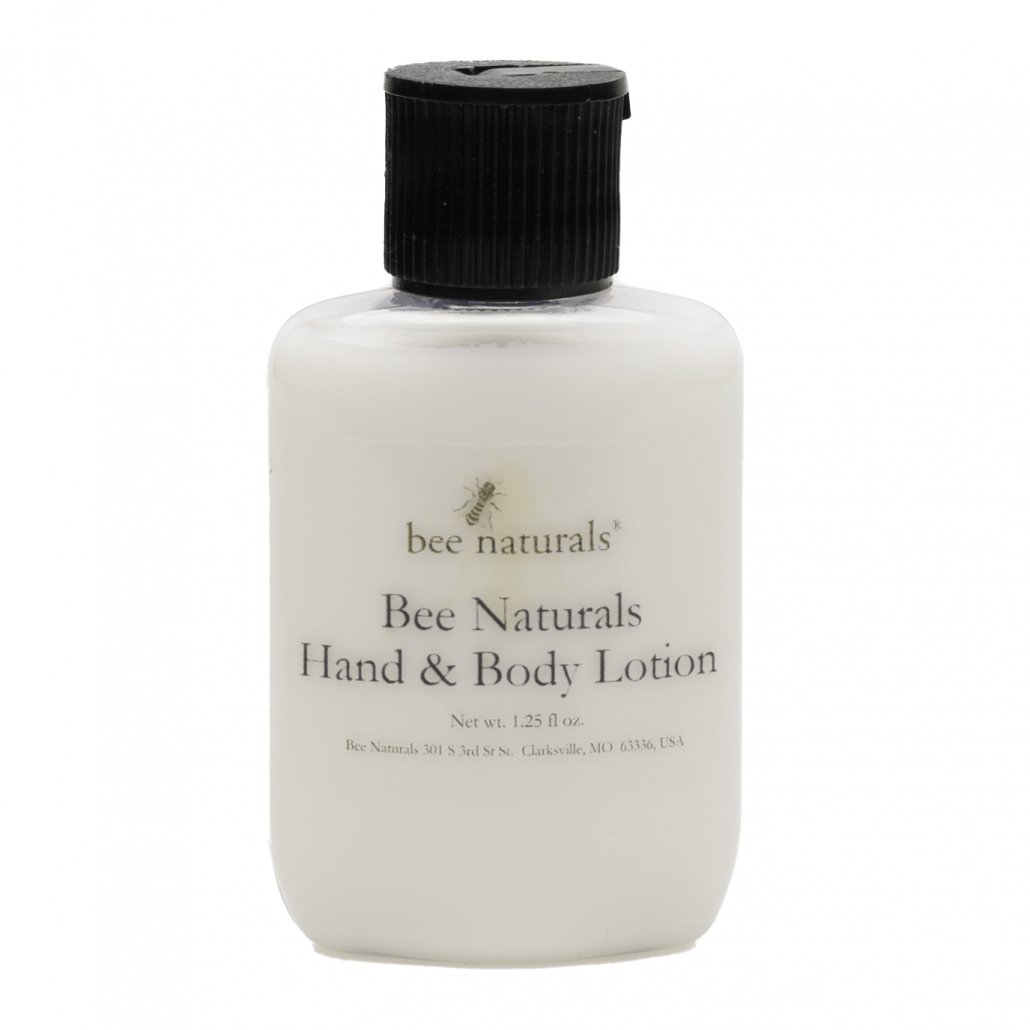 Travel - Size Hand and Body Lotion - Fragrance - Free | Lightweight, Non - Greasy Hydration | TSA - Approved & Fabric - Safe | 1.25 oz - Bee Naturals