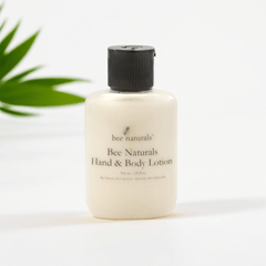 Travel - Size Hand and Body Lotion - Fragrance - Free | Lightweight, Non - Greasy Hydration | TSA - Approved & Fabric - Safe | 1.25 oz - Bee Naturals