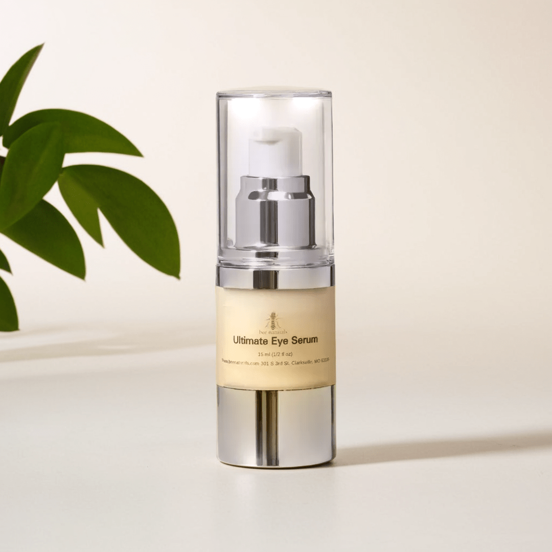 Ultimate Eye Serum - Queen Bee | Reduces Dark Circles, Puffiness & Fine Lines | Clinically Proven Peptides & Antioxidants | Hydrating & Lightweight | 0.5 oz - Bee Naturals