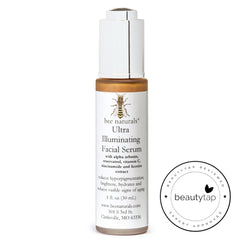 Ultra Illuminating Facial Serum - Hydrating & Brightening with Hyaluronic Acid, Vitamin C, & Niacinamide | Antioxidant Protection & Radiance Boost | 1 fl oz - Bee Naturals